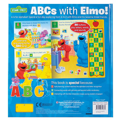 その他 ABCZ Phoenix Children's ABCs with Elmo First Words Sound Book - Sesame
